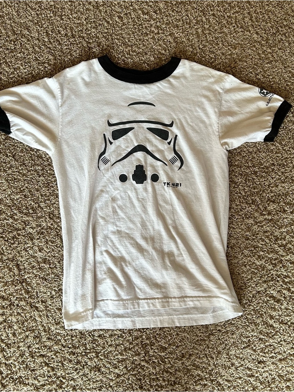 White & Black Stormtrooper Graphic Tee